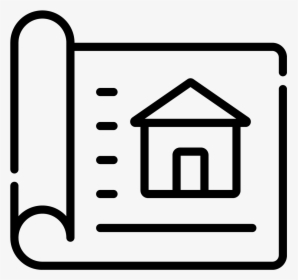 Home-icon - Building Blueprint Icon, HD Png Download, Free Download