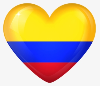 Colombia Heart Flag Png, Transparent Png, Free Download