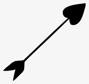 Arrow Png Silhouette Transparent - Transparent Background Red Arrow Png, Png Download, Free Download