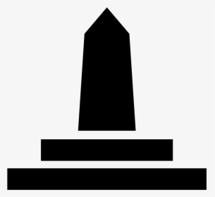File - Noun Project - Obelisk - Svg - Monument, HD Png Download, Free Download