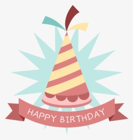 Birthday Party Hat Sticker - Happy Birthday Stickers Png, Transparent Png, Free Download