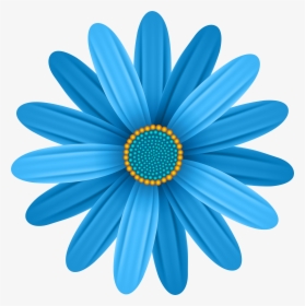 Blue Flower Clipart Png, Transparent Png, Free Download