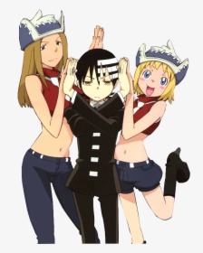 Soul Eater Image - Death The Kid Liz And Patty, HD Png Download, Free Download