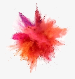 Color Dust Explosion Photography Drawing - Transparent Background Paint Explosion Png, Png Download, Free Download