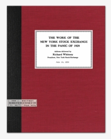The Work Of The New York Stock Exchange In The Panic - Paper, HD Png Download, Free Download