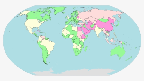 Internet Censorship And Surveillance World Map - Internet Censorship By Country, HD Png Download, Free Download