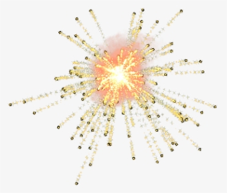 Animated Fireworks Gif Transparent - Circle, HD Png Download, Free Download