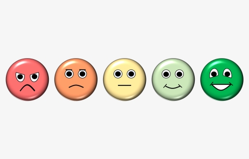 Emotion Scale, Emoji, Icon, Feedback, Satisfaction - Smiley, HD Png Download, Free Download