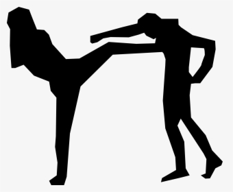 Muay Thai Silhouette, HD Png Download, Free Download