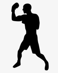 Boxing Silhouette Boxer - Boxing Drawing, HD Png Download, Free Download