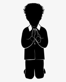 First Communion Catholic Boy Praying - Illustration, HD Png Download, Free Download