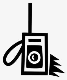 Vector Illustration Of Portable Radio Receives Broadcasts, HD Png Download, Free Download
