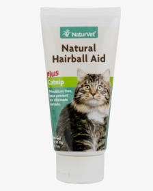 57614 1 - Naturvet Natural Hairball Aid Plus Catnip Gel, HD Png Download, Free Download