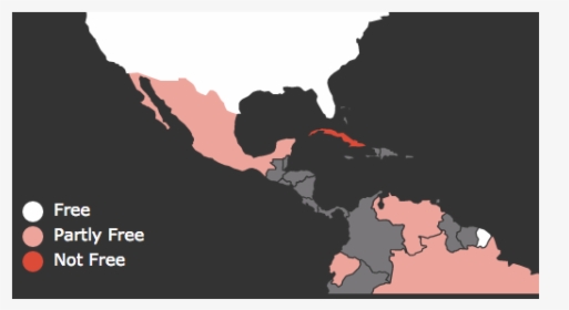 Cuba Aparece En Rojo En El "mapa De La Censura En Internet - Map, HD Png Download, Free Download