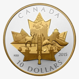 Canadian 10 Dollar Coin, HD Png Download, Free Download
