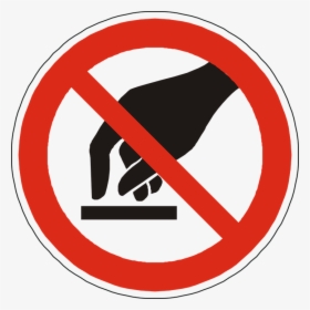 No Tocar, Prohibido, No Está Permitido, Signo, Símbolo - Do Not Touch Icon Png, Transparent Png, Free Download