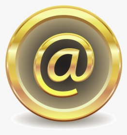 E Mail, Message, Gold, Gradient, Characters, Icon,, HD Png Download, Free Download