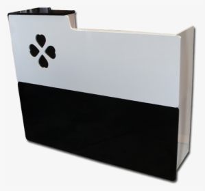 Four Leaf Clover Spa Salon Reception Desk Black/white - Box, HD Png Download, Free Download