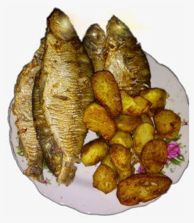 #fishandpotato #fish #goldfish #eat - Fried Fish, HD Png Download, Free Download