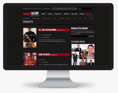 Channing Tatum Unwrapped Website - Led-backlit Lcd Display, HD Png Download, Free Download