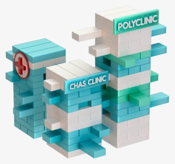 Healthcare Jenga All - Construction Set Toy, HD Png Download, Free Download