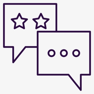 Chat Box - Star Rating Icon Survey, HD Png Download, Free Download