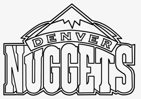 Learn Easy To Draw Denver Nuggets Step - Denver Nuggets Logo Drawing, HD Png Download, Free Download