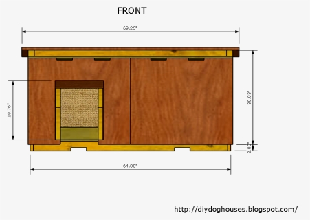 Lovely Ideas Insulated Dog House Plans Dog House Plans - 2 Dog House Plans, HD Png Download, Free Download