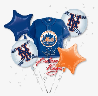 New York Mets Bouquet - New York Mets Balloons, HD Png Download, Free Download