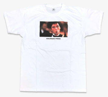 Scarface 1983 White Tee - Active Shirt, HD Png Download, Free Download