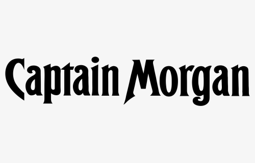 Captain Morgan Logo Black And White - Calligraphy, HD Png Download, Free Download