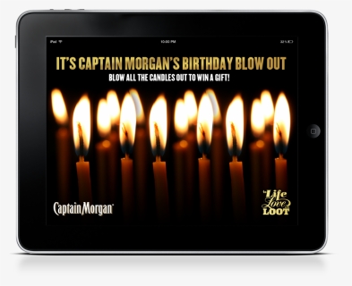 Cm Ipad Birthday - Flame, HD Png Download, Free Download
