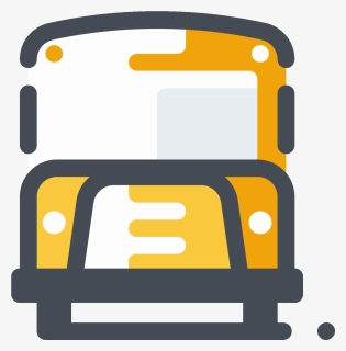 Traditional School Bus Icon - School Bus Icon Png, Transparent Png, Free Download
