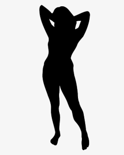 Black Woman Silhouette , Png Download - Silhouettes Woman Public Domain, Transparent Png, Free Download