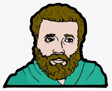 Pythagoras Drawing Philosopher Computer Icons Moustache - Pythagoras Clipart, HD Png Download, Free Download