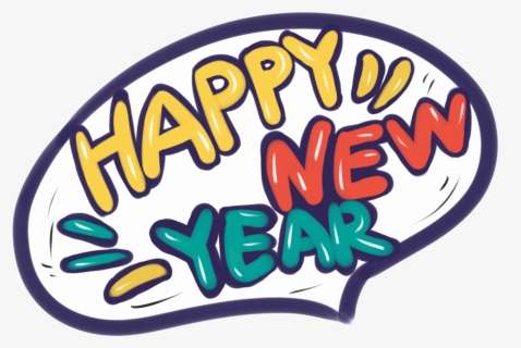 Transparent Happy New Year Banner Clipart - Cartoon New Year Designs, HD Png Download, Free Download