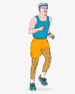 Person Jogging Clipart - Jogging Clip Art, HD Png Download, Free Download