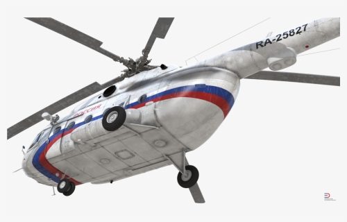 Mil Mi-8 Hip Russian Medium Transport Helicopter 3d - Russian Helicopters Transparents, HD Png Download, Free Download
