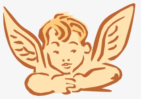 Vector Illustration Of Spiritual Angel Boy With Wings - Anjo Vetor Png, Transparent Png, Free Download