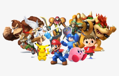 Nintendo Characters Transparent - Super Smash Bros Characters Png, Png Download, Free Download
