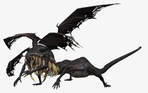 Gaping Dragon From Depts From Dark Souls Extracted, - Dark Souls Dragon, HD Png Download, Free Download