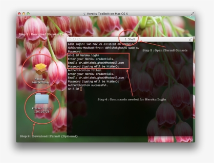 Heroku Toolbelt On Mac Os X , Png Download - Tulip, Transparent Png, Free Download