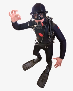 Diver - Scuba Diver Out Of Water, HD Png Download, Free Download