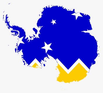 Flag Map Of Antarctica, HD Png Download, Free Download