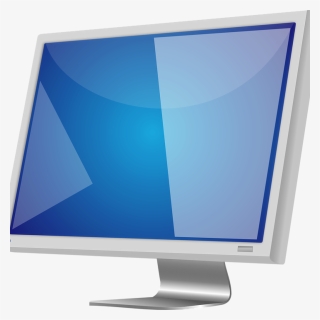 Computer Monitor Clipart Lcd Screen Free Vector Graphic - Monitor Vdu Visual Display Unit, HD Png Download, Free Download