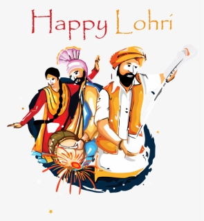 Transparent Lohri Indian Musical Instruments For Happy - Happy Lohri Png, Png Download, Free Download