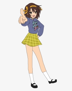 Haruhi Suzumiya As Darla Sherman - Cartoon, HD Png Download, Free Download