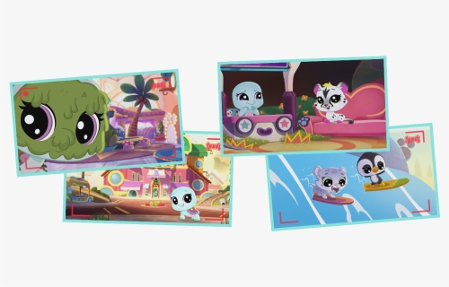 At The Littlest Pet Shop And Get Into All Kinds Of - Cartoon, HD Png Download, Free Download