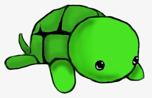 #turtle #art #kawii #cute#freetoedit - Draw A Baby Turtle, HD Png Download, Free Download