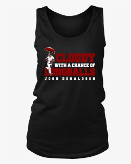 Cloudy With A Chance Of Longballs Shirt Josh Donaldson - Happy Birthday Black Queen October, HD Png Download, Free Download